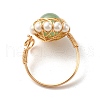 Natural Green Aventurine Finger Ring for Girl Women X1-RJEW-TA00012-1-6