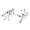 Tibetan Style Alloy Skeleton Hand Pendants for Halloween LF1287Y-2