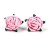 Cotton Knitting Artificial Flower DIY-P082-01C-1