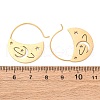 304 Stainless Steel Dangle Earrings EJEW-Z118-07G-02-5