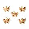 Brass Micro Pave Cubic Zirconia Pendants KK-E068-VB320-1-4