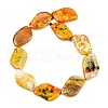 Dyed Natural Agate Beads Strands G-U029-I01-3