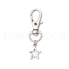Tibetan Style Alloy Star Moon Pendant Decorations HJEW-JM03206-4