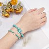 Olycraft 10 Strands 5 Style Synthetic Turquoise Beads G-OC0002-15-6