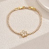 Elegant Brass Charm Bracelets OR7420-3-1