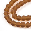 Transparent Glass Beads Strands GLAA-T032-T6mm-MD23-3