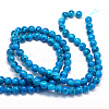 Baking Painted Glass Round Bead Strands DGLA-Q019-8mm-48-2