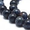 Natural Dumortierite Quartz Bead Strands G-I224-03-10mm-3