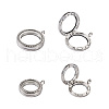 4Pcs 2 Style Alloy Glass Crystal Rhinestone Pendants PALLOY-TA0002-36B-2