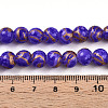 Baking Painted Glass Beads Strands DGLA-N010-8mm-06-4