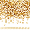 GOMAKERER 500Pcs Brass Spacer Beads KK-GO0002-03-1
