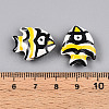 Handmade Porcelain Beads PORC-N009-08G-3