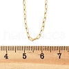 Ion Plating(IP) 304 Stainless Steel Cable Chains Necklaces MAK-L015-37B-2