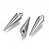 Tarnish Resistant 201 Stainless Steel Pendants STAS-S117-002C-01-1