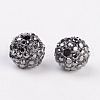Metal Alloy Rhinestones Beads ALRI-B032-1-1