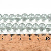 Baking Paint Transparent Glass Beads Strands DGLA-N006-8mm-08-4