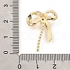 Brass Micro Pave Cubic Zirconia Pendants KK-V008-13G-02-3
