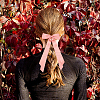 CRASPIRE Big Bowknot Polyester Alligator Hair Clips AJEW-CP0008-42B-01-5