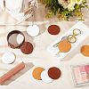 Olycraft 60Pcs 3 Colors Blank PU Label Tags DIY-OC0009-10-5