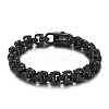 Stainless Steel Skull Link Chain Bracelet for Men WG51201-05-1