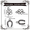 SUNNYCLUE 200Pcs 2 Styles Tibetan Style Alloy Pendants TIBEP-SC0002-97-2