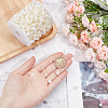 SUNNYCLUE 1 Roll Plastic Round Beaded Link Chains DIY-SC0024-96C-3