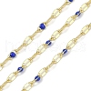 Rack Plating Brass Dapped Chains AJEW-Q153-02G-10-1