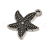 Tibetan Style Alloy Pendants PALLOY-V008-01D-AS-2