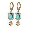 Glass Leverback Earrings EJEW-JE06397-02-2