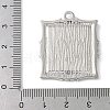 Brass Brass Pendant Cabochon Settings KK-V005-02P-03-4