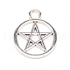 Tibetan Style Alloy Pendants PALLOY-WH0088-60B-AS-1