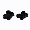 Natural Black Stone Beads G-S366-067-2