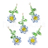 Glass Beaded Pendants GLAA-C028-06A-1
