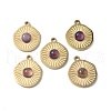 Natural Amethyst Pendants STAS-C064-VC902-1