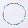 Summer & Bohemian Style Glass Seed Beaded Stretch Bracelets UR3861-5-1