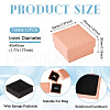 Rhombus Textured Cardboard Ring Gift Storage Boxes CON-TAC0001-07B-4