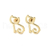 304 Stainless Steel Stud Earrings EJEW-Q028-03B-G-2