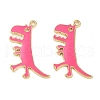 Rack Plating Alloy Enamel Pendants FIND-Q099-01G-02-1