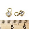 304 Stainless Steel Rhinestone Pendants STAS-D302-09G-3