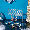   1 Set Acrylic Earring Display Stands EDIS-PH0001-36B-6