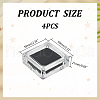 Acrylic Loose Diamond Packaging Boxes with Magnetic CON-WH0105-14B-2