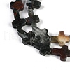 Natural African Bloodstone Beads Strands G-I369-A21-02-4