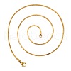 1.5mm Stainless Steel Square Snake Chain Necklaces TW4888-1-3