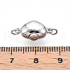 925 Sterling Silver Box Clasps STER-T007-134P-3