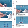 Unicraftale DIY Blank Dome 304 Stainless Steel Pendant Making Kits DIY-UN0056-03A-5