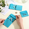 Beebeecraft 3Pcs Rectangle Velvet Envelope Packing Pouches TP-BBC0001-10A-3