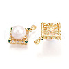 Natural Cultured Freshwater Pearl Pendants PEAR-N020-07O-2