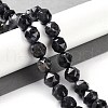 Natural Larvikite Beads Strands G-NH0021-A04-02-2