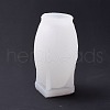 3D Lady Face Candle Food Grade Half-body Sculpture Silicone Molds DIY-C027-01-4