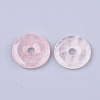 Natural Rose Quartz Pendants G-S349-22A-01-2